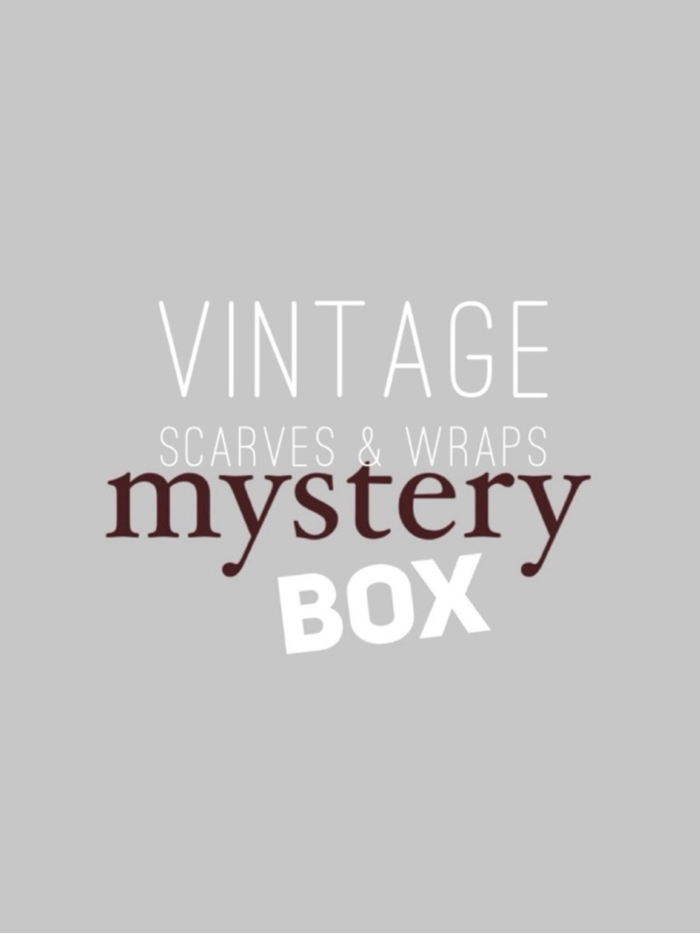 BUNDLE: Vintage Patterned Scarves & Wraps